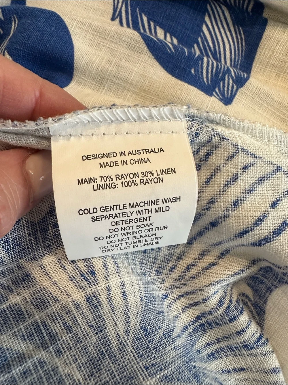 Blue and White Coastal Sundress - XL - Summer Style - Picture 8 of 12